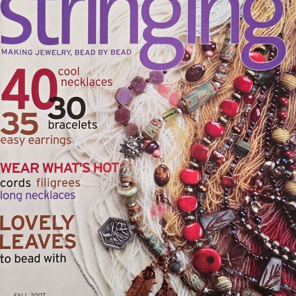 Stringing Magazine Fall 2007 100 Ideas For Making Fabulous Fall Jewelry - Picture 16 of 16